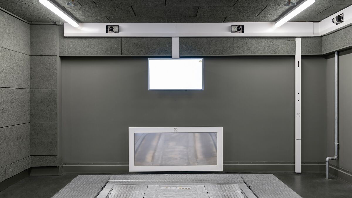 Inrit naar het parkeersysteem