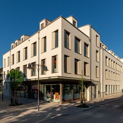 Vue aérienne d'un bâtiment à Balingen