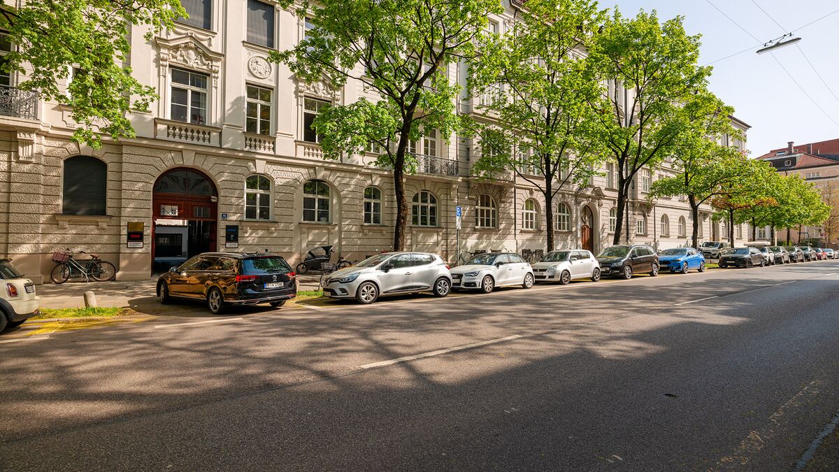 Vue extérieure du bâtiment classé situé dans la rue Franz-Joseph