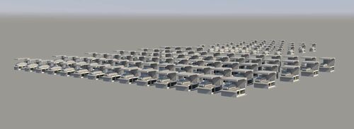 Visualisation de nombreux petits systèmes de parking