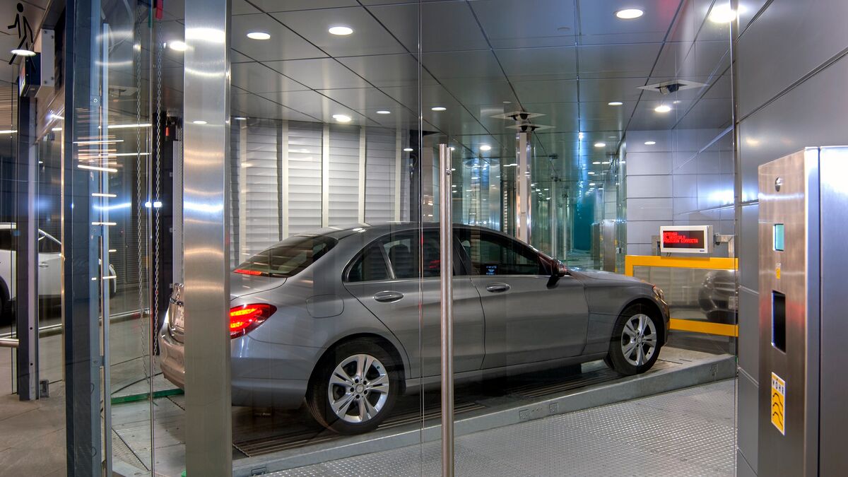 Parkeersysteem van binnenuit