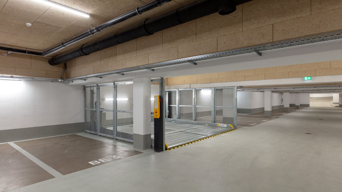 Système de stationnement dans un parking souterrain