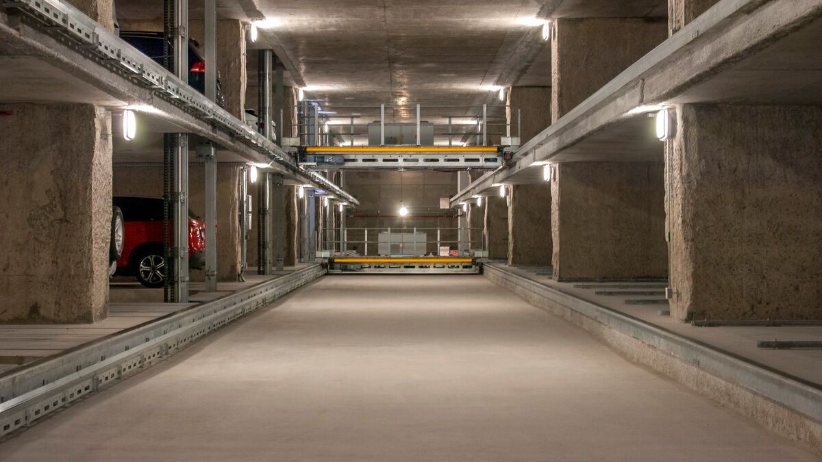 Parkeersysteem van binnenuit