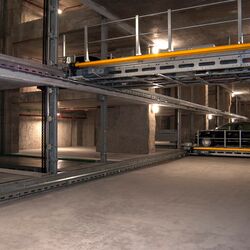 Parkeersysteem van binnenuit