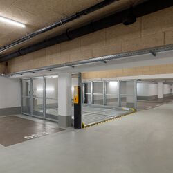 Système de stationnement dans un parking souterrain