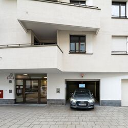 Inrit naar het parkeersysteem