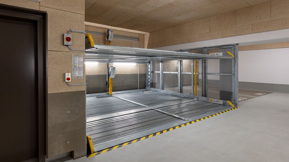 Système de stationnement dans un parking souterrain