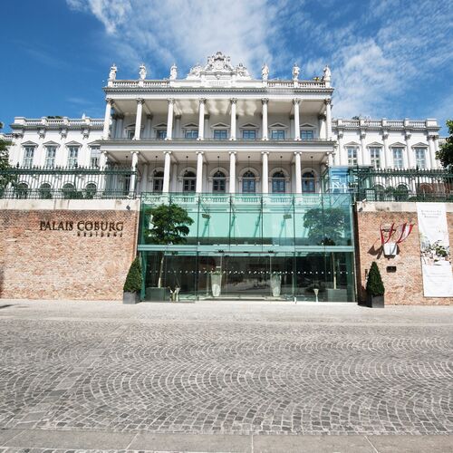 Exterior view of a hotel