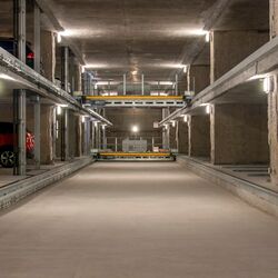Parkeersysteem van binnenuit