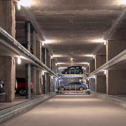 Parkeersysteem van binnenuit