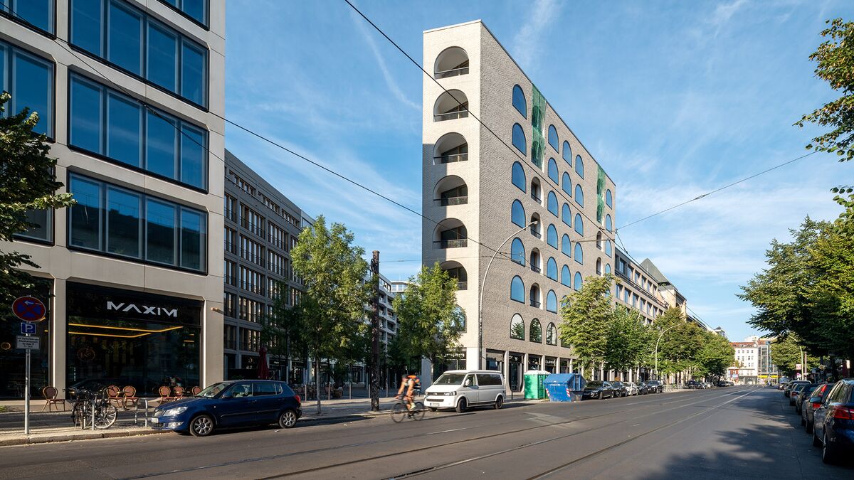 Vue sur le quartier « AM TACHELES »