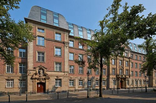 Vue extérieure du bâtiment Kameha à Düsseldorf